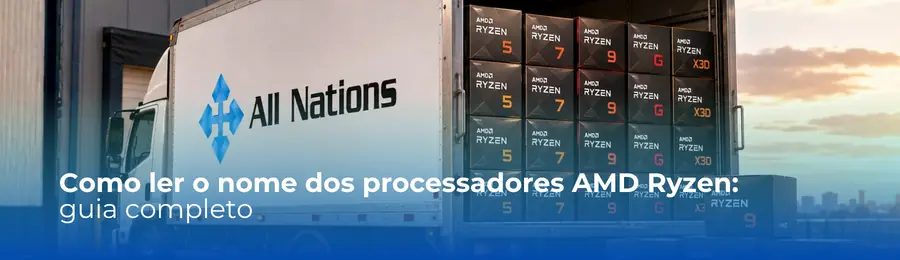 Como ler o nome dos processadores AMD Ryzen?